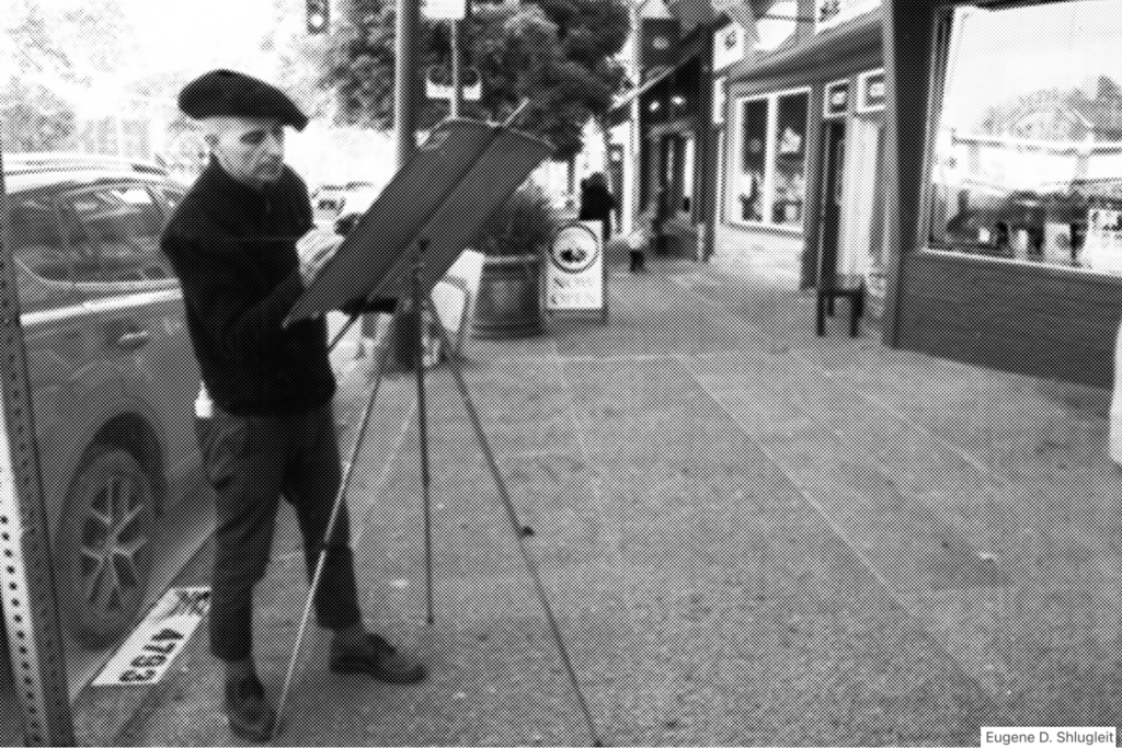 Oakland male painter photograph